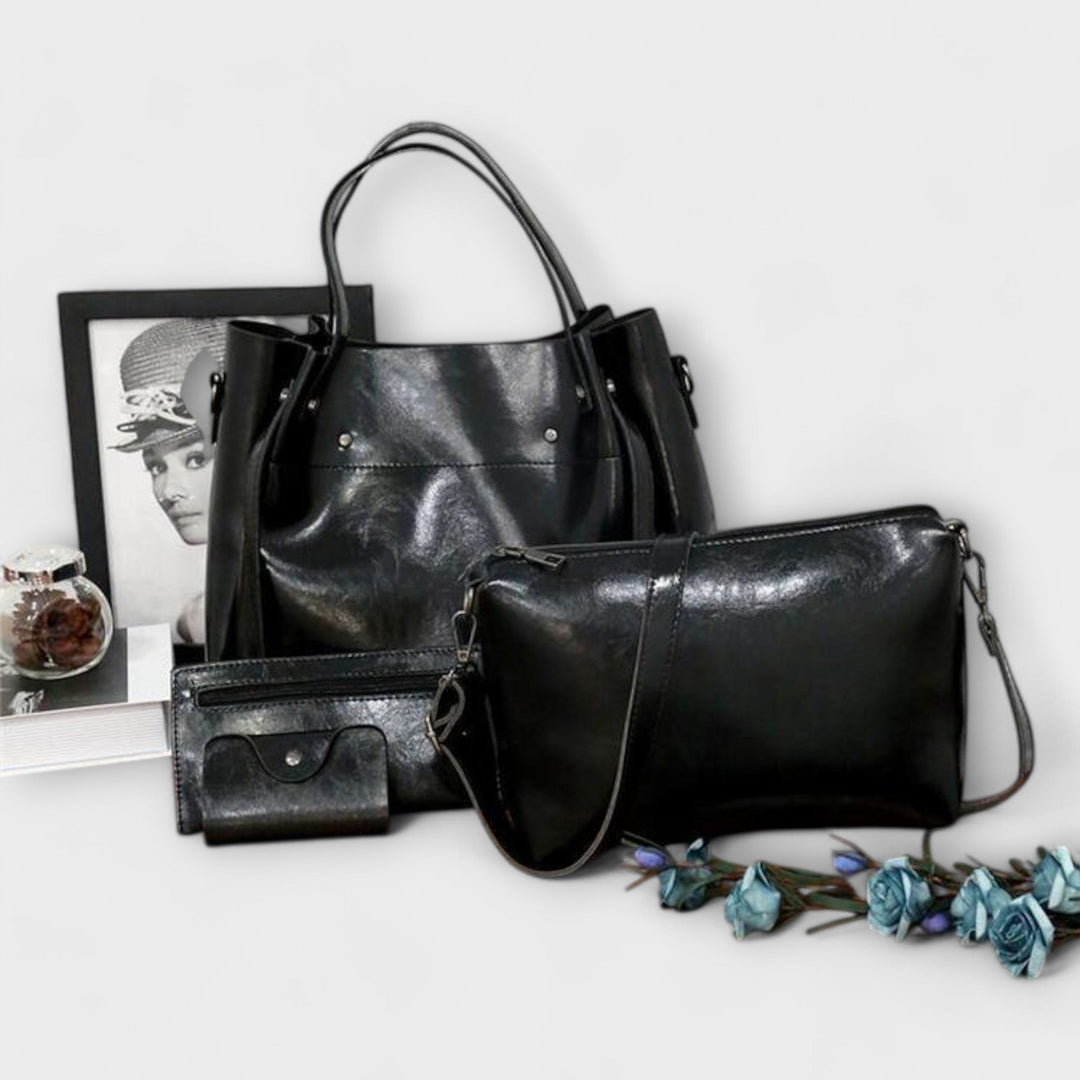 Azura - 4-teiliges Vintage-Handtaschen-Set