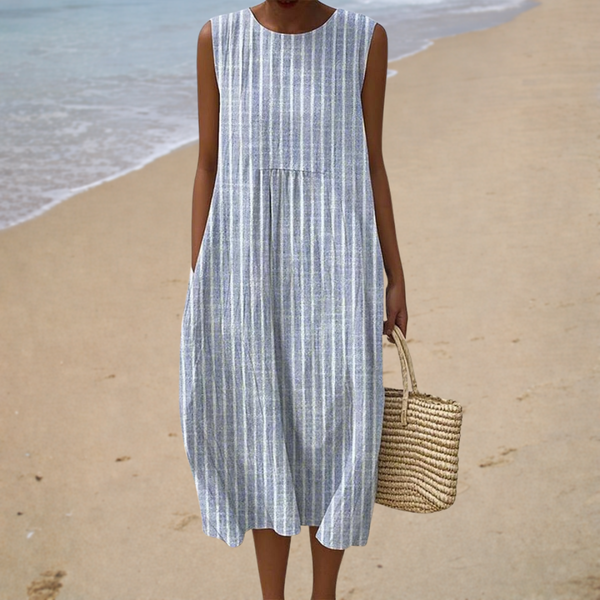 Bequeme Sommerkleid ohne Ärmel