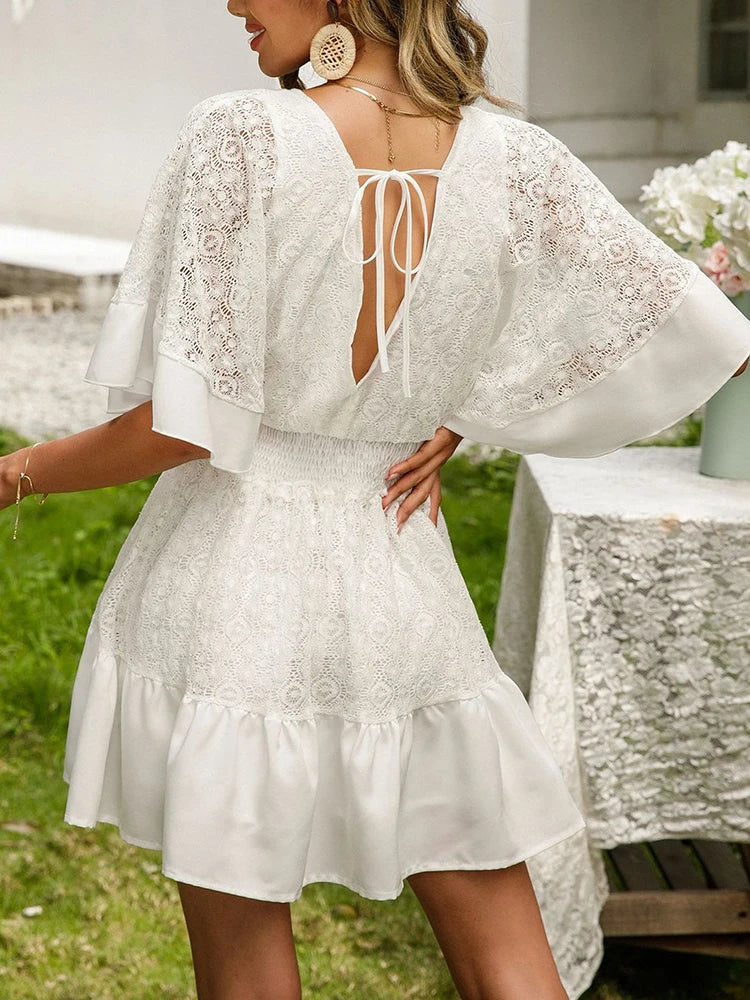 Carole - Bohemian Spitzenkleid