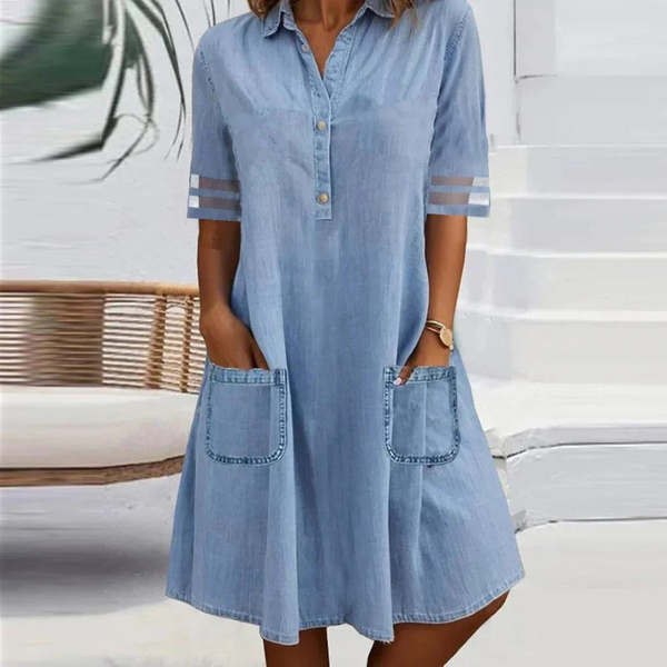 Ruby | Lässiges Jeanskleid