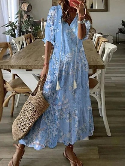 LUNA | BOHO MIDI-KLEID FÜR EINEN MÜHELOSEN LOOK